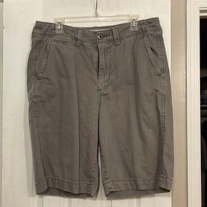 Gray dress shorts 34W